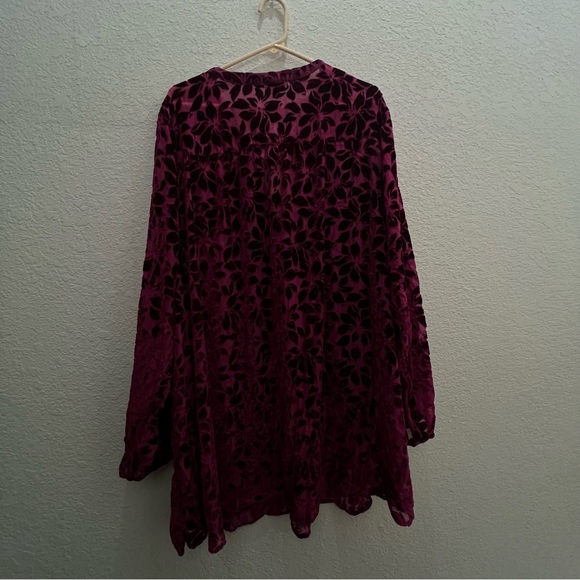 Torrid Velvet Tunic Top - Picture 4 of 5